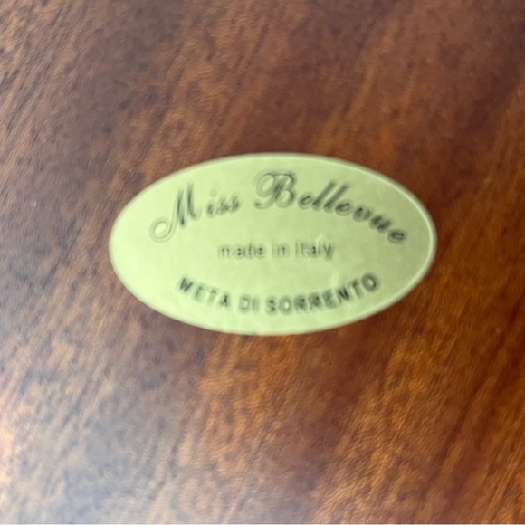 Italian Marquetry Inlaid Wood Tray MISS Bellevue - Picture 3 of 4